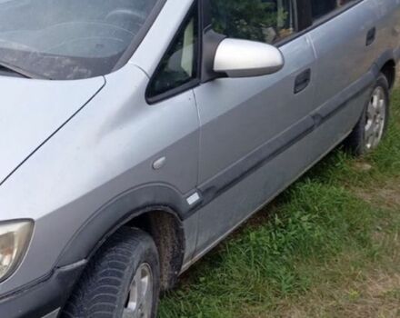 Серый Опель Зафира, объемом двигателя 2 л и пробегом 300 тыс. км за 1600 $, фото 2 на Automoto.ua