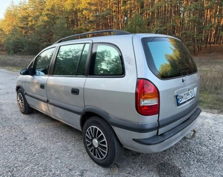 Серый Опель Зафира, объемом двигателя 2 л и пробегом 265 тыс. км за 3850 $, фото 7 на Automoto.ua