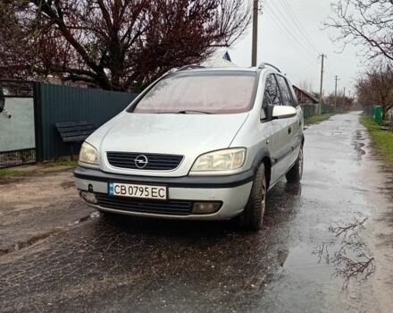 Серый Опель Зафира, объемом двигателя 2 л и пробегом 480 тыс. км за 3400 $, фото 7 на Automoto.ua