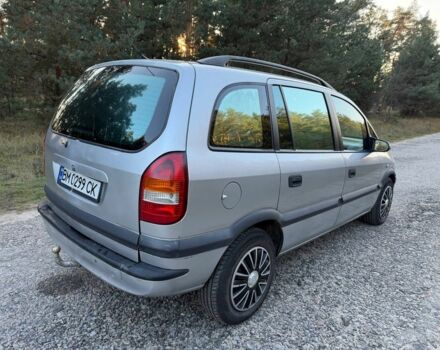 Серый Опель Зафира, объемом двигателя 2 л и пробегом 265 тыс. км за 3850 $, фото 6 на Automoto.ua