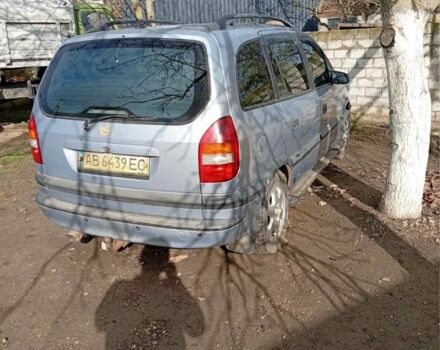 Серый Опель Зафира, объемом двигателя 2 л и пробегом 250 тыс. км за 1700 $, фото 2 на Automoto.ua