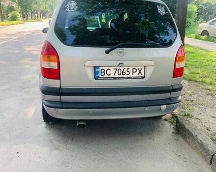 Серый Опель Зафира, объемом двигателя 1.8 л и пробегом 285 тыс. км за 3140 $, фото 6 на Automoto.ua