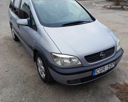Сірий Опель Зафіра, об'ємом двигуна 2 л та пробігом 300 тис. км за 1200 $, фото 4 на Automoto.ua