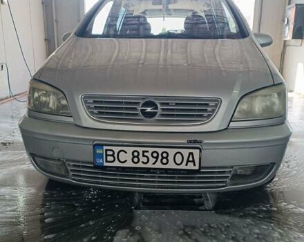 Серый Опель Зафира, объемом двигателя 2.2 л и пробегом 290 тыс. км за 3500 $, фото 9 на Automoto.ua