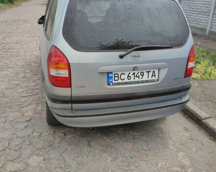 Сірий Опель Зафіра, об'ємом двигуна 2.2 л та пробігом 318 тис. км за 1800 $, фото 3 на Automoto.ua