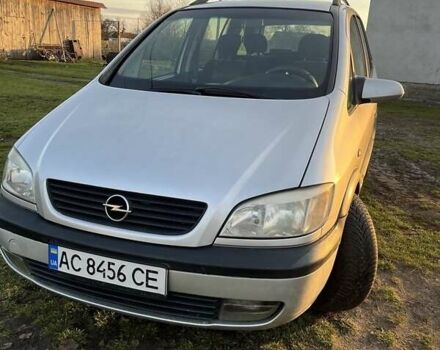 Серый Опель Зафира, объемом двигателя 2 л и пробегом 360 тыс. км за 3850 $, фото 17 на Automoto.ua