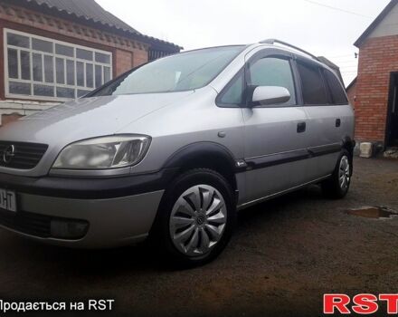 Серый Опель Зафира, объемом двигателя 2 л и пробегом 300 тыс. км за 3500 $, фото 2 на Automoto.ua