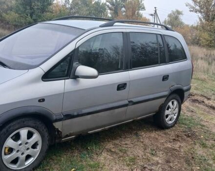 Серый Опель Зафира, объемом двигателя 2 л и пробегом 463 тыс. км за 1700 $, фото 1 на Automoto.ua