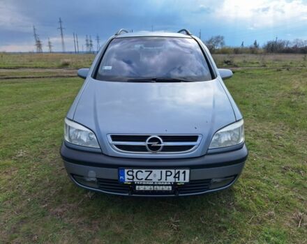 Серый Опель Зафира, объемом двигателя 2 л и пробегом 315 тыс. км за 2700 $, фото 4 на Automoto.ua