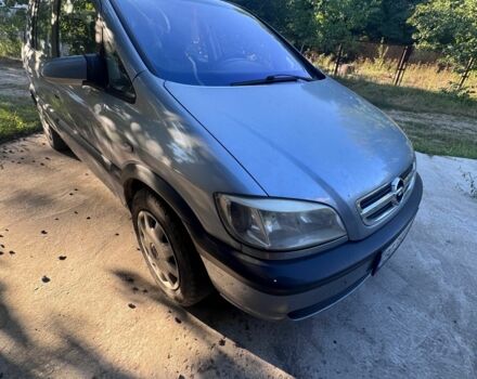 Серый Опель Зафира, объемом двигателя 2.2 л и пробегом 300 тыс. км за 2650 $, фото 2 на Automoto.ua