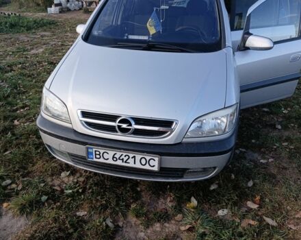 Сірий Опель Зафіра, об'ємом двигуна 2 л та пробігом 330 тис. км за 3500 $, фото 2 на Automoto.ua