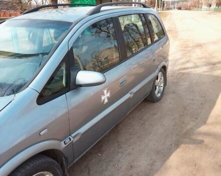 Сірий Опель Зафіра, об'ємом двигуна 2 л та пробігом 450 тис. км за 2000 $, фото 1 на Automoto.ua