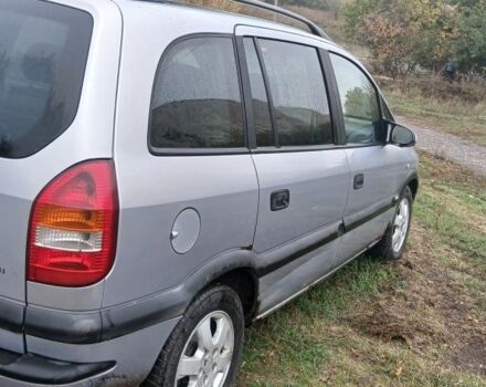 Серый Опель Зафира, объемом двигателя 2 л и пробегом 463 тыс. км за 1700 $, фото 3 на Automoto.ua