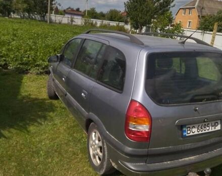 Сірий Опель Зафіра, об'ємом двигуна 2 л та пробігом 320 тис. км за 2300 $, фото 7 на Automoto.ua