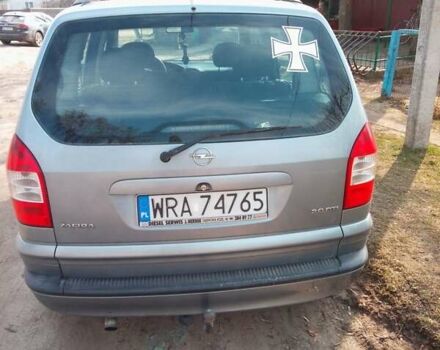 Сірий Опель Зафіра, об'ємом двигуна 2 л та пробігом 450 тис. км за 2000 $, фото 3 на Automoto.ua