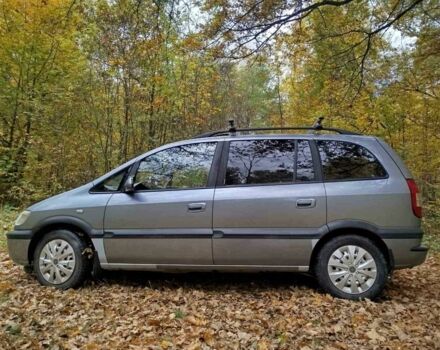 Серый Опель Зафира, объемом двигателя 1.8 л и пробегом 239 тыс. км за 4200 $, фото 4 на Automoto.ua