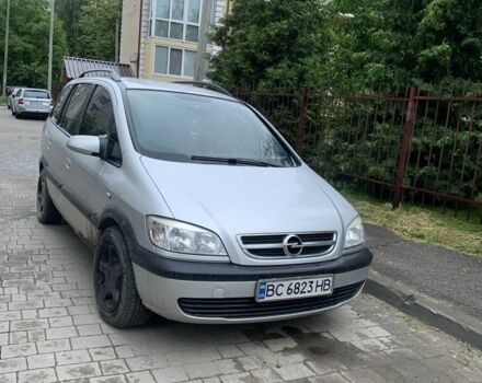 Серый Опель Зафира, объемом двигателя 1.8 л и пробегом 140 тыс. км за 3400 $, фото 4 на Automoto.ua