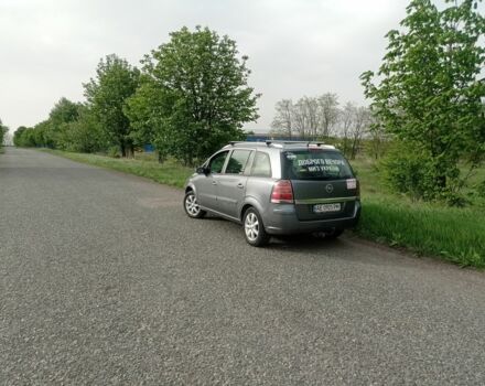 Сірий Опель Зафіра, об'ємом двигуна 1.9 л та пробігом 335 тис. км за 7200 $, фото 4 на Automoto.ua