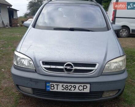 Серый Опель Зафира, объемом двигателя 2 л и пробегом 350 тыс. км за 5500 $, фото 18 на Automoto.ua