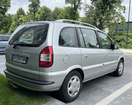 Серый Опель Зафира, объемом двигателя 1.8 л и пробегом 215 тыс. км за 4400 $, фото 4 на Automoto.ua