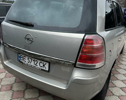Серый Опель Зафира, объемом двигателя 1.91 л и пробегом 410 тыс. км за 4300 $, фото 7 на Automoto.ua