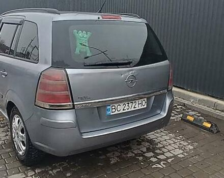 Серый Опель Зафира, объемом двигателя 1.91 л и пробегом 265 тыс. км за 5200 $, фото 3 на Automoto.ua