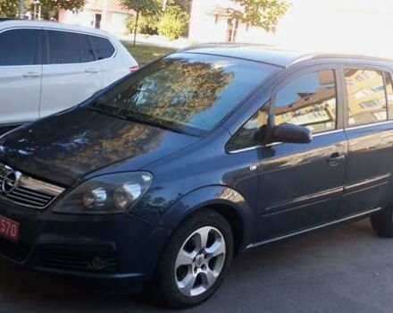 Серый Опель Зафира, объемом двигателя 1.8 л и пробегом 232 тыс. км за 5400 $, фото 14 на Automoto.ua