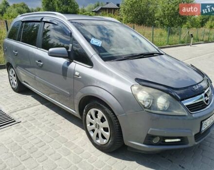 Серый Опель Зафира, объемом двигателя 1.8 л и пробегом 209 тыс. км за 5250 $, фото 6 на Automoto.ua