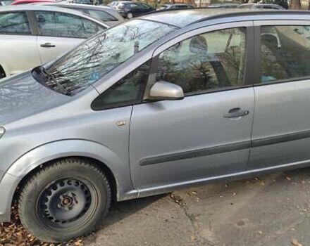 Серый Опель Зафира, объемом двигателя 1.6 л и пробегом 291 тыс. км за 4300 $, фото 4 на Automoto.ua