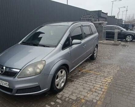 Серый Опель Зафира, объемом двигателя 1.91 л и пробегом 265 тыс. км за 5200 $, фото 2 на Automoto.ua