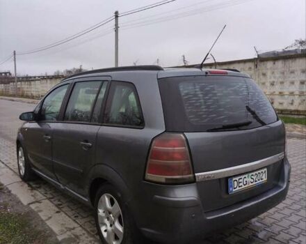 Серый Опель Зафира, объемом двигателя 1.9 л и пробегом 337 тыс. км за 2700 $, фото 4 на Automoto.ua