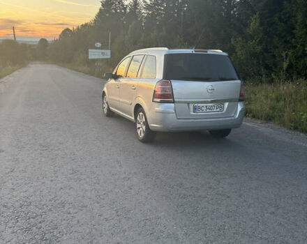 Серый Опель Зафира, объемом двигателя 1.91 л и пробегом 290 тыс. км за 5500 $, фото 5 на Automoto.ua