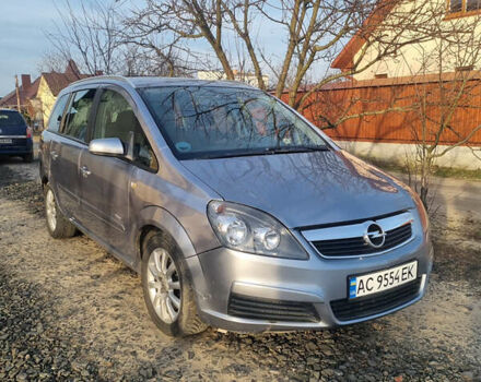 Сірий Опель Зафіра, об'ємом двигуна 1.91 л та пробігом 335 тис. км за 5300 $, фото 2 на Automoto.ua