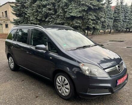 Серый Опель Зафира, объемом двигателя 1.6 л и пробегом 184 тыс. км за 6200 $, фото 6 на Automoto.ua