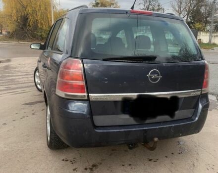Серый Опель Зафира, объемом двигателя 1.9 л и пробегом 345 тыс. км за 2400 $, фото 5 на Automoto.ua