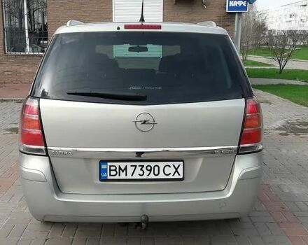 Серый Опель Зафира, объемом двигателя 1.9 л и пробегом 295 тыс. км за 6200 $, фото 1 на Automoto.ua