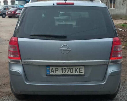 Серый Опель Зафира, объемом двигателя 1.6 л и пробегом 202 тыс. км за 6200 $, фото 9 на Automoto.ua