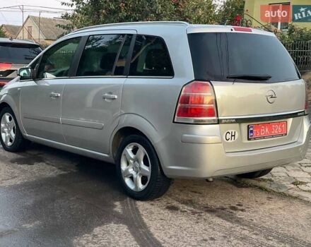 Серый Опель Зафира, объемом двигателя 1.9 л и пробегом 265 тыс. км за 7300 $, фото 7 на Automoto.ua
