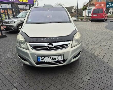 Сірий Опель Зафіра, об'ємом двигуна 1.91 л та пробігом 288 тис. км за 6300 $, фото 2 на Automoto.ua