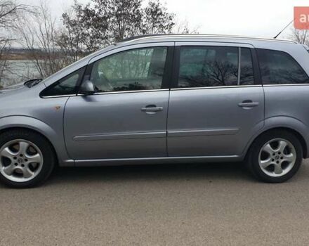 Серый Опель Зафира, объемом двигателя 1.69 л и пробегом 294 тыс. км за 6300 $, фото 3 на Automoto.ua