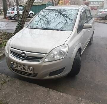 Серый Опель Зафира, объемом двигателя 1.91 л и пробегом 244 тыс. км за 7000 $, фото 8 на Automoto.ua