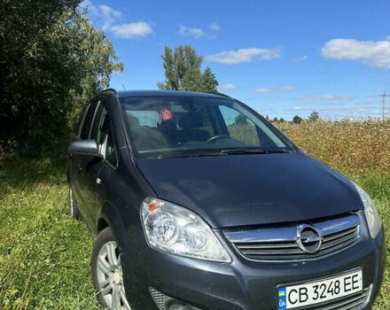 Серый Опель Зафира, объемом двигателя 1.6 л и пробегом 183 тыс. км за 5500 $, фото 5 на Automoto.ua