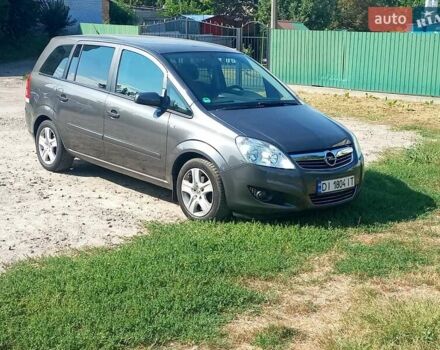 Серый Опель Зафира, объемом двигателя 1.6 л и пробегом 204 тыс. км за 7500 $, фото 6 на Automoto.ua