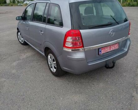 Серый Опель Зафира, объемом двигателя 1.6 л и пробегом 172 тыс. км за 6450 $, фото 3 на Automoto.ua