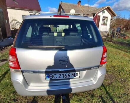Серый Опель Зафира, объемом двигателя 1.91 л и пробегом 195 тыс. км за 6500 $, фото 7 на Automoto.ua