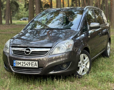 Серый Опель Зафира, объемом двигателя 1.7 л и пробегом 320 тыс. км за 7400 $, фото 15 на Automoto.ua