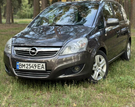 Серый Опель Зафира, объемом двигателя 1.7 л и пробегом 320 тыс. км за 7400 $, фото 16 на Automoto.ua