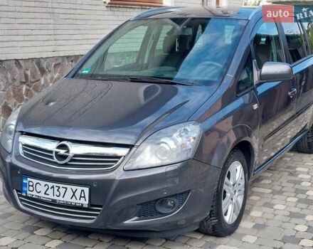 Серый Опель Зафира, объемом двигателя 1.8 л и пробегом 150 тыс. км за 7500 $, фото 1 на Automoto.ua