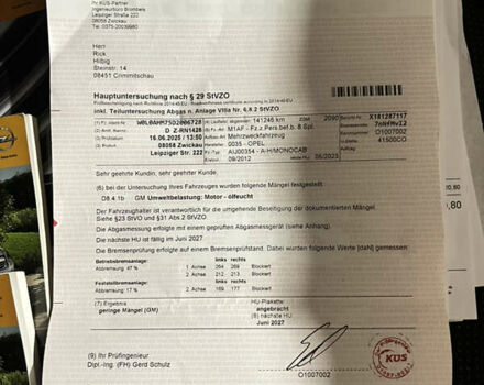 Серый Опель Зафира, объемом двигателя 1.6 л и пробегом 142 тыс. км за 7150 $, фото 41 на Automoto.ua