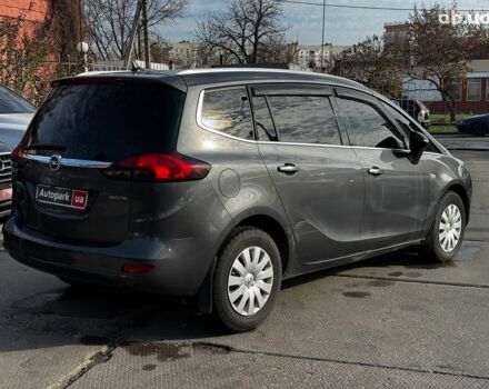 Серый Опель Зафира, объемом двигателя 2 л и пробегом 235 тыс. км за 8990 $, фото 5 на Automoto.ua